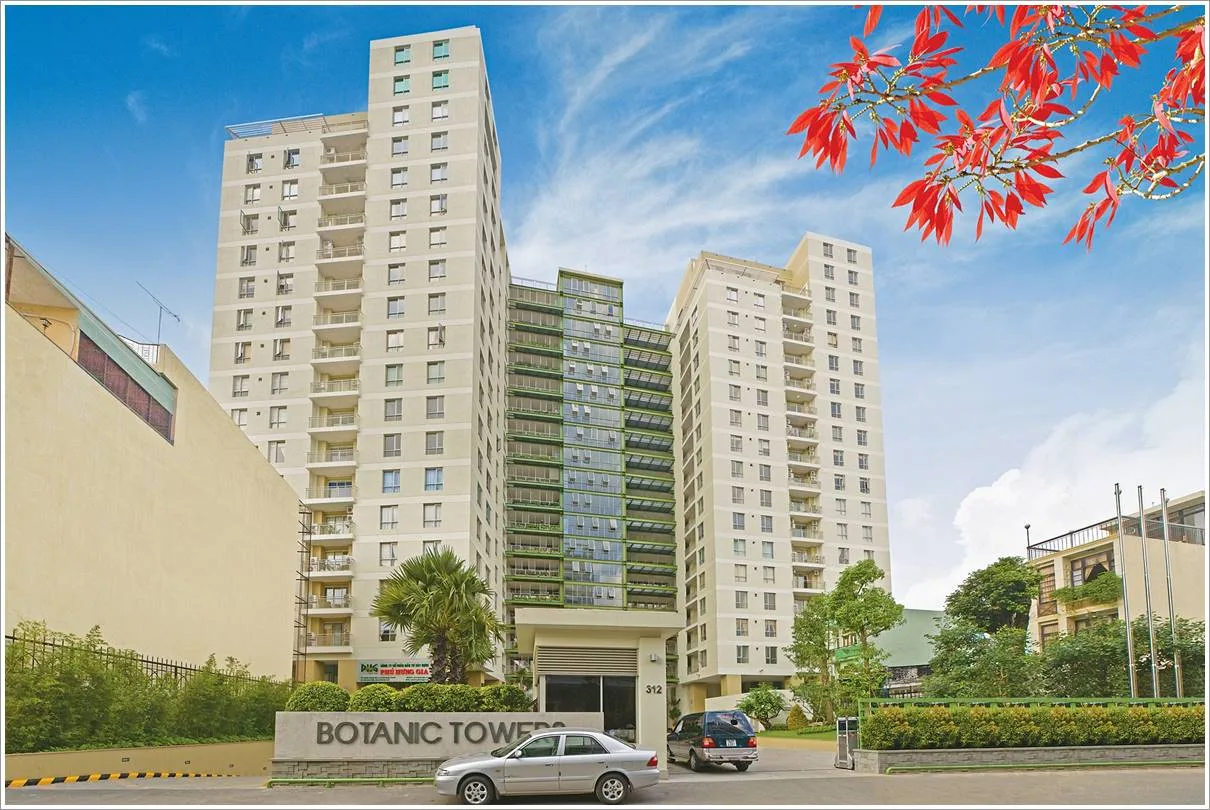 Căn hộ chung cư Botanic Towers quận Phú Nhuận có diện tích bao nhiêu m2?